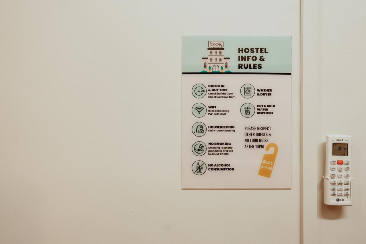 Code Hostel At Lavender Singapura Exterior foto
